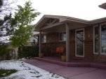 Concrete porch & cover finished